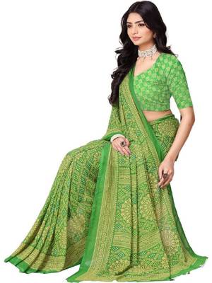 Bandhani pure georgette bandhani saree 1