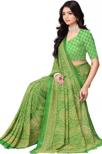 Bandhani pure georgette bandhani saree