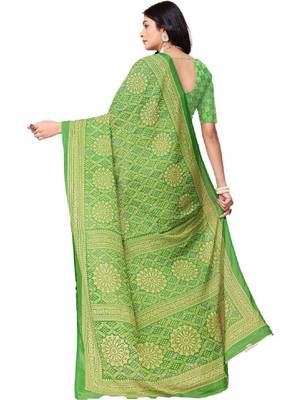 Bandhani pure georgette bandhani saree 2
