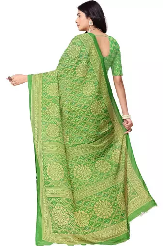 Bandhani pure georgette bandhani saree