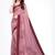 Floral pure georgette bandhani saree