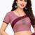 Floral pure georgette bandhani saree