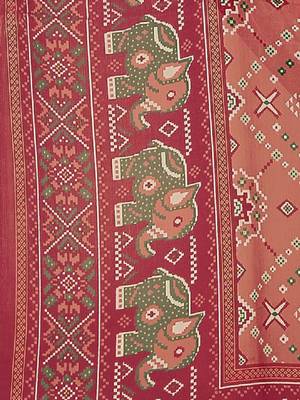 Bandhani pure georgette bandhani saree 4