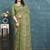 Floral pure georgette bandhani saree