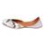 White multicolor pearls and cutdana embellished jutti
