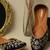 Black gota patti work jutti