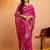 Bandhani zari pure georgette fusion bandhani saree