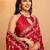 Bandhani zari pure georgette fusion bandhani saree