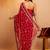 Bandhani zari pure georgette fusion bandhani saree