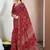 Bandhani pure chiffon fusion bandhani saree