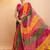 Bandhani embroidered pure georgette fusion bandhani saree