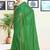 Leheriya embroidered pure chiffon fusion leheriya saree