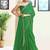 Leheriya embroidered pure chiffon fusion leheriya saree