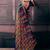 Pure chiffon fusion leheriya saree