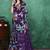 Floral poly georgette bandhani saree