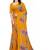 Floral poly georgette bandhani saree