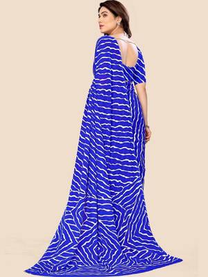 Leheriya poly georgette leheriya saree 2