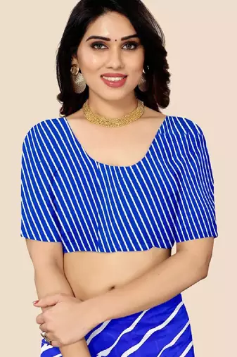 Leheriya poly georgette leheriya saree