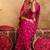 Bandhani embroidered pure georgette fusion bandhani saree