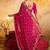 Bandhani embroidered pure georgette fusion bandhani saree