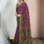 Bandhani pure chiffon fusion bandhani saree