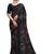 Ombre poly georgette bandhani saree