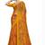 Ombre poly georgette bandhani saree