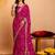 Bandhani embroidered pure georgette fusion bandhani saree