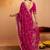 Bandhani embroidered pure georgette fusion bandhani saree