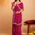 Bandhani embroidered pure georgette fusion bandhani saree