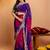 Bandhani embroidered pure georgette fusion bandhani saree
