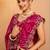Bandhani zari pure georgette fusion bandhani saree