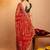 Bandhani embroidered pure georgette fusion bandhani saree