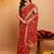 Bandhani embroidered pure georgette fusion bandhani saree