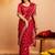 Bandhani embroidered pure georgette fusion bandhani saree