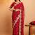 Bandhani embroidered pure georgette fusion bandhani saree