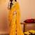 Bandhani embroidered pure georgette fusion bandhani saree