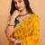 Bandhani embroidered pure georgette fusion bandhani saree