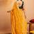 Bandhani embroidered pure georgette fusion bandhani saree