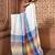 Striped pure cotton bandhani saree