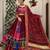 Multicolor Navratri Muslin Cotton with Digital Print & Real Mirror Work