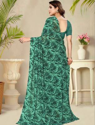 Poly georgette leheriya saree 2