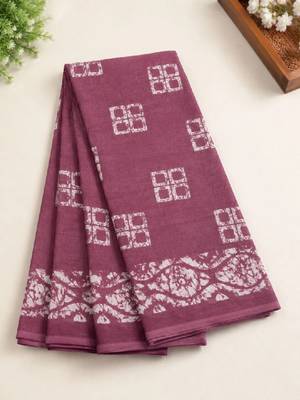Pure cotton bandhani saree 4