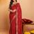 Bandhani embroidered pure georgette fusion bandhani saree