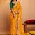 Bandhani embroidered pure georgette fusion bandhani saree