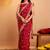 Bandhani embroidered pure georgette fusion bandhani saree