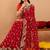 Bandhani embroidered pure georgette fusion bandhani saree