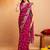 Bandhani embroidered pure georgette fusion bandhani saree