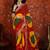 Bandhani embroidered pure georgette fusion bandhani saree