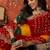 Bandhani embroidered pure georgette fusion bandhani saree